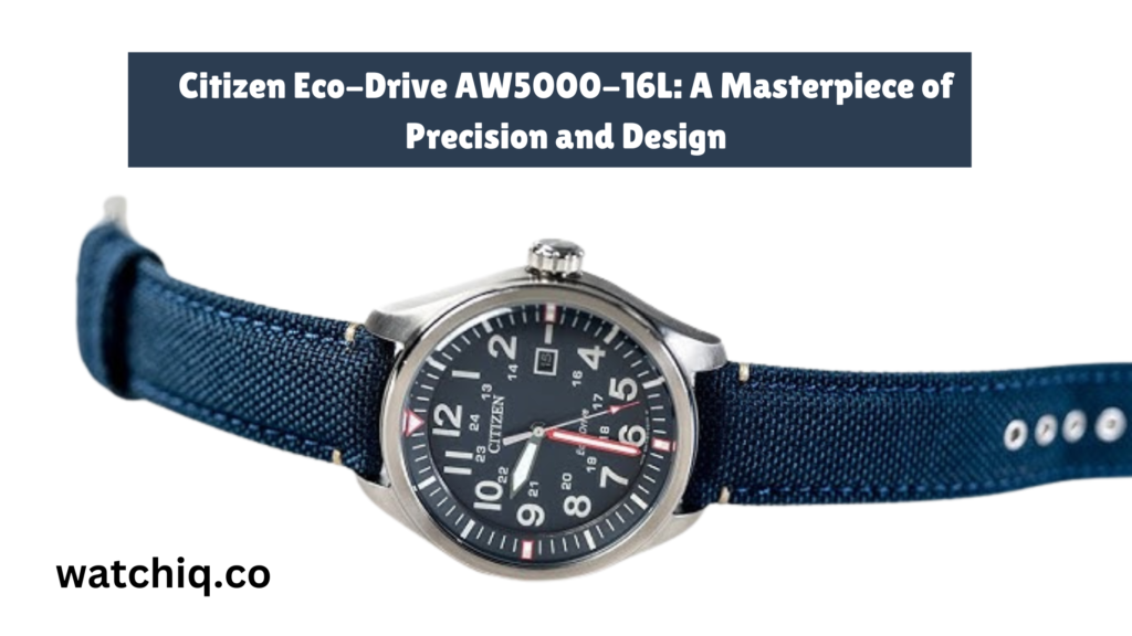 Citizen Eco-Drive AW5000-16L: A Masterpiece of Precision and Design